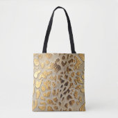 Goldleopard-Metallic-Spots Tasche (Vorderseite)