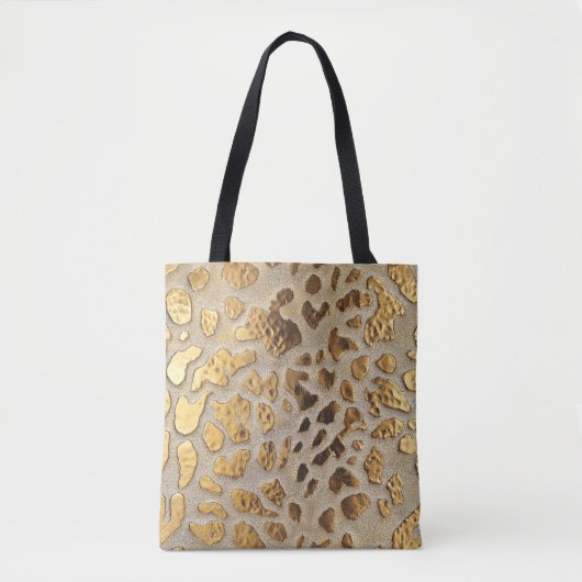 Goldleopard-Metallic-Spots Tasche (Vorderseite)