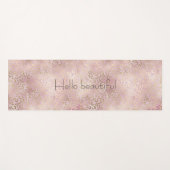 Goldleopard-Printmedien Yogamatte (Vorderseite (Horizontal))