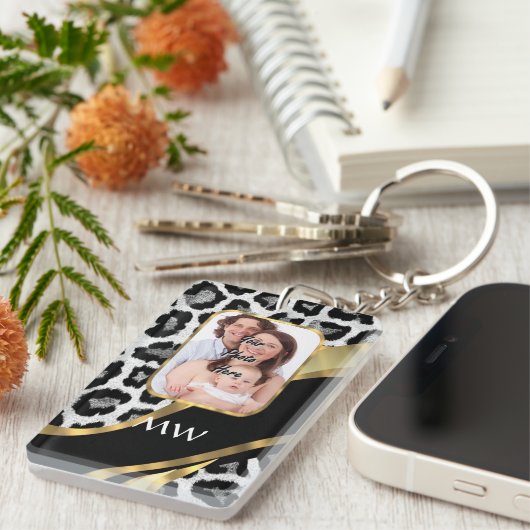 Goldleopard Schlüsselanhänger (Vorderseite rechts)