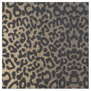 Goldleopard Stoff