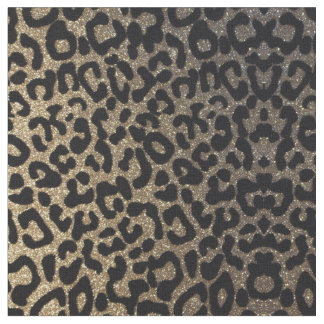 Goldleopard Stoff