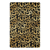Goldleoparddruck Mini Klemmbrett (Rückseite)