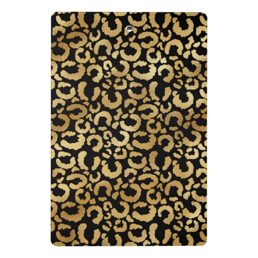 Goldleoparddruck Mini Klemmbrett (Rückseite)