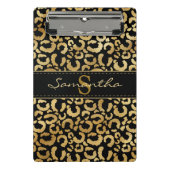 Goldleoparddruck Mini Klemmbrett (Vorderseite)