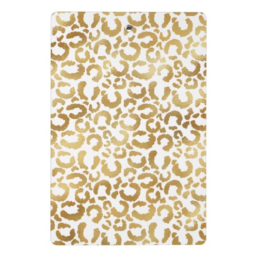 Goldleoparddruck Mini Klemmbrett (Rückseite)