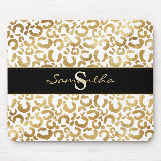 Goldleoparddruck Mousepad (Vorne)