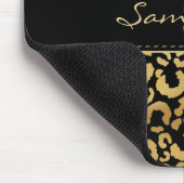 Goldleoparddruck Mousepad (Ecke)