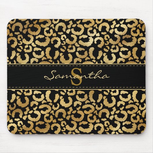 Goldleoparddruck Mousepad (Vorne)