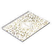 Goldleoparden-Imitat Notizblock (Linke Seite)