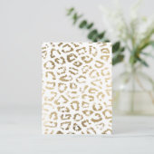 Goldleoparden-Imitate Postkarte (Stehend Vorderseite)