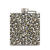 Goldleopardrucke Flachmann (Rückseite)