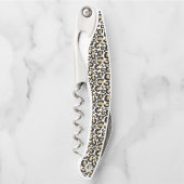Goldleopardrucke Kellnermesser (Vorderseite)