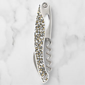 Goldleopardrucke Kellnermesser (Rückseite)