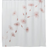 Goldleuchter der Rose Duschvorhang (Vorderseite)