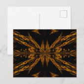 Goldlichtblume Postkarte (Vorne/Hinten)