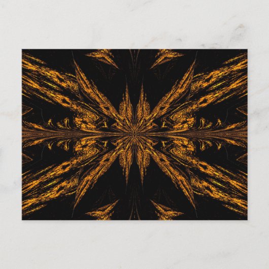 Goldlichtblume Postkarte (Vorderseite)