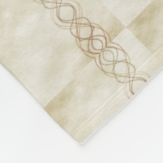 Goldlichter Fleecedecke (Ecke)