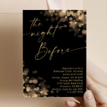 Goldlichter und Schwarze Probe Abendessen