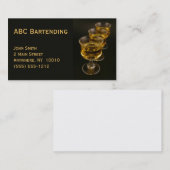 Goldlikör-Visitenkarte Visitenkarte (Vorne/Hinten)