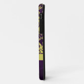 Goldlila Damast Case-Mate iPhone Hülle (Hinten/Links)