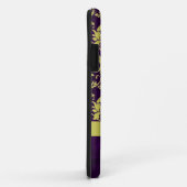 Goldlila Damast Case-Mate iPhone Hülle (Hinten/Rechts)