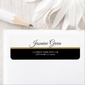 Goldlinie in Schwarz und Weiß (Insitu)