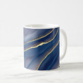Goldlinie: Luxus Abstrakte Inkscape Kaffeetasse (VorderseiteRechts)