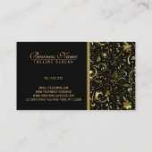 Goldlinie und Damaskus Visitenkarte (Rückseite)