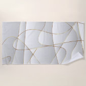 Goldlinien Strandtuch (Vorderseite)