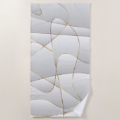 Goldlinien Strandtuch (Vorderseite)