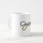 goldlogo Tasse (Vorderseite Links)