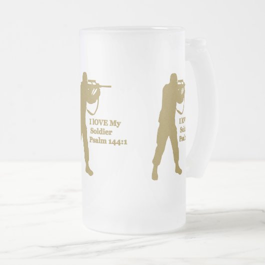 Goldlötmesser Mattglas Bierglas (VorderseiteRechts)