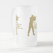 Goldlötmesser Mattglas Bierglas (Vorderseite Links)