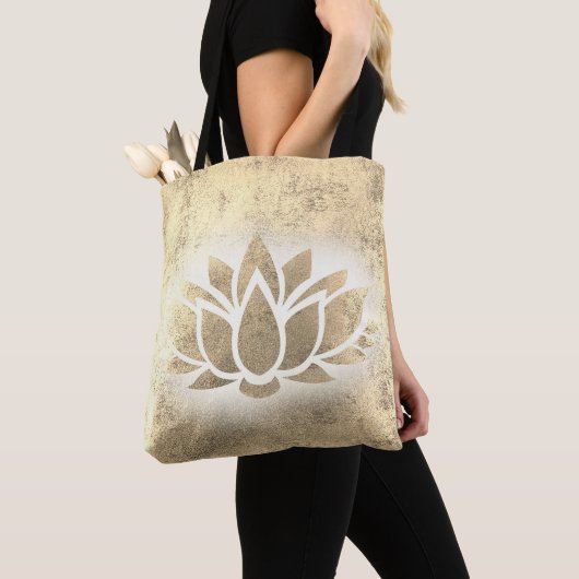 Goldlotus-Blume Tasche (Von Nahem)