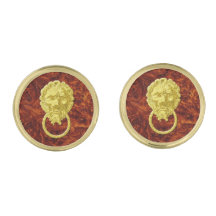 Goldlöwe-Knotenholz Muster