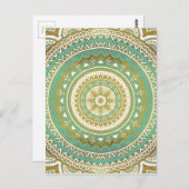 Goldmadala Postkarte (Vorne/Hinten)
