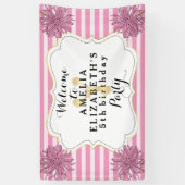 Goldmädchen-Geburtstags-Party des Banner (Vertikal)