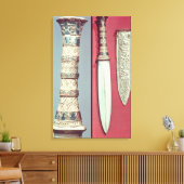 Goldmagger und -schuh, Schatz von Tutankhamun, c.1 Leinwanddruck (Insitu (Wohnzimmer))