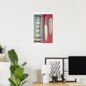 Goldmagger und -schuh, Schatz von Tutankhamun, c.1 Poster (Heimbüro)