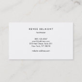 Goldmagische Clipping Shears Hair Stylist Salon Visitenkarte (Rückseite)