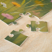 Goldmähnenpferd Wildblumenwiese Puzzle (Seite)