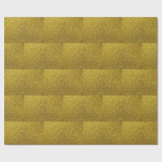 Goldmakrelen-Glitzer Geschenkpapier (Flach)