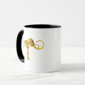 Goldmammut-Skelett Tasse (Vorderseite Links)