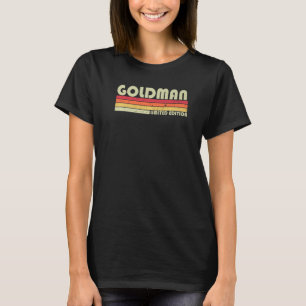 Goldman Nachname Retro Vintage 80er 90er Geburtsta T-Shirt