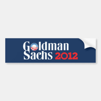 Goldman SachsAutoaufkleber 2012 Autoaufkleber