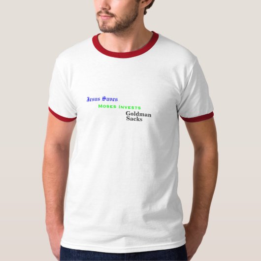 Goldman Säcke T-Shirt (Vorderseite)