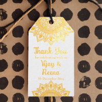 Goldmandala-Design personalisierte Hochzeit