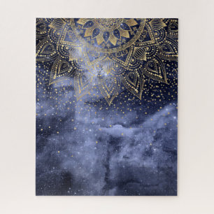 Goldmandala-Konfetti-Design Puzzle