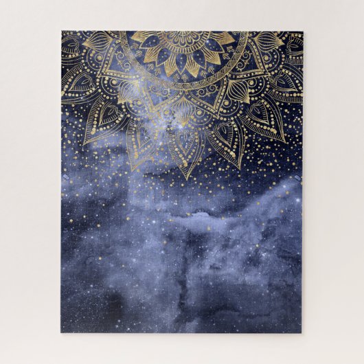 Goldmandala-Konfetti-Design Puzzle (Vertikal)